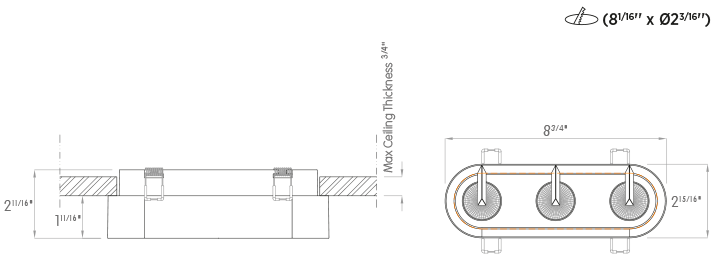 Multi - 3 reflectors-E3-S